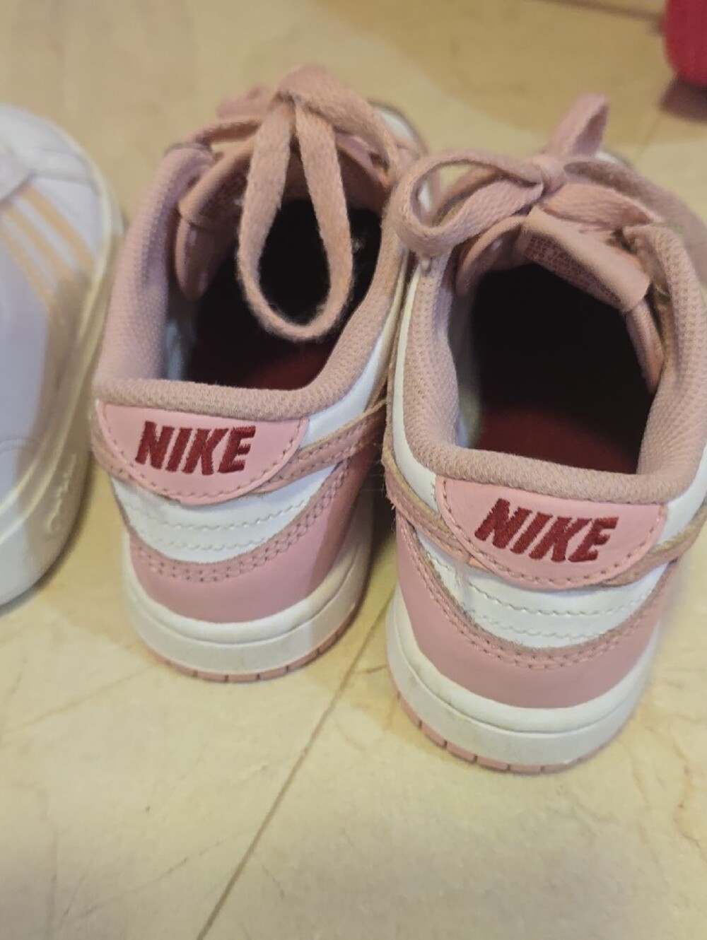 Nike Kids White & Pink Casual Sneakers Duo - Picture 6 of 8